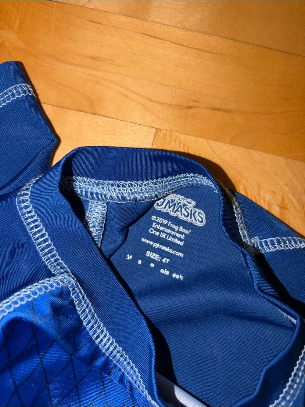 Kids Blue Short-Sleeve Swim Rashguard